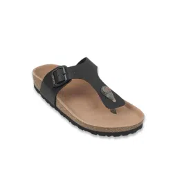 Metro Women's Black Thong Sandals-picture-22