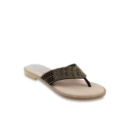 Metro Women's Black Thong Sandals-picture-15