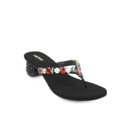 Metro Women's Black Thong Sandals-picture-24