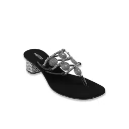 Metro Women's Black Thong Sandals-picture-26
