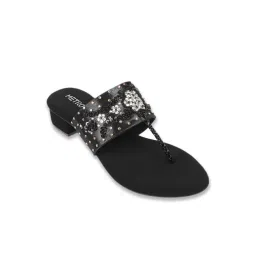 Metro Women's Black Thong Sandals-picture-36