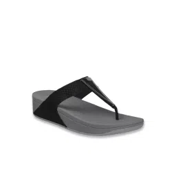 Metro Women's Black Thong Wedges-picture-22