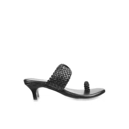 Metro Women's Black Toe Ring Sandals-picture-10