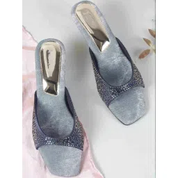 Metro Women's Blue Casual Sandals-picture-23