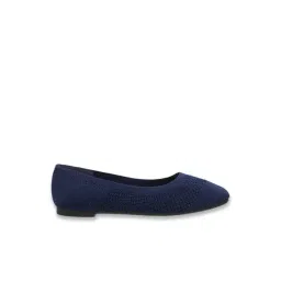 Metro Women's Blue Flat Ballets-picture-43