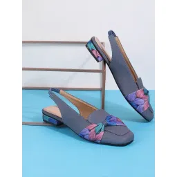 Metro Women's Blue Sling Back Sandals-image-26