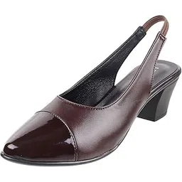 metro Women's Faux Leather Pointed Heel Formal Fashion Sandal-picture-29