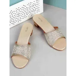 Metro Women's Gold Ethnic Sandals-picture-10