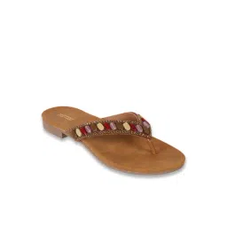 Metro Women's Gold Thong Sandals-picture-10