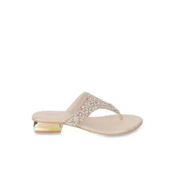 Metro Women's Gold Thong Sandals-picture-17