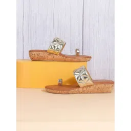 Metro Women's Gold Toe Ring Wedges-picture-38