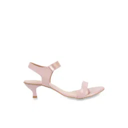 Metro Women's Peach Ankle Strap Stilettos-picture-11