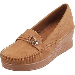 metro Womens Synthetic Tan Pumps (Size (5 UK (38 EU))-picture-33