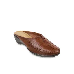 Metro Women's Tan Mule Wedges-picture-38