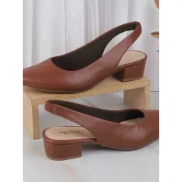 Metro Women's Tan Sling Back Sandals-picture-43