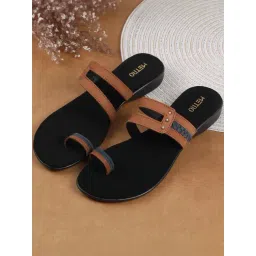 Metro Women's Tan Toe Ring Sandals-picture-37