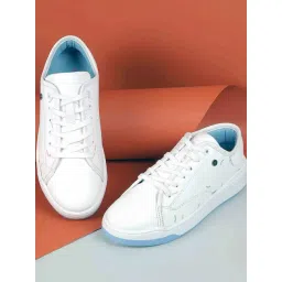 Metro Women's White Ankle High Sneakers-picture-34