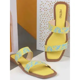 Metro Women's Yellow Casual Sandals-picture-47