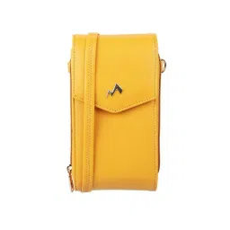 Metro Yellow Solid Mobile Pouch-picture-28