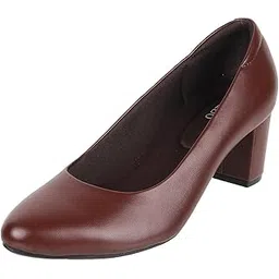 metro Women Formal Fabric Pumps image 1