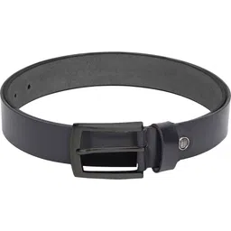 metronaut Men Black Genuine Leather Belt image 3