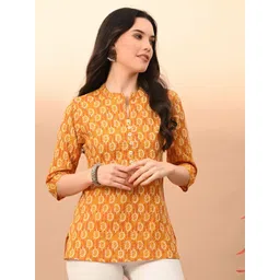 Metronaut Floral Print Cotton Top image 3