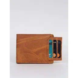 Metronaut Men Abstract Textured Two Fold Wallet-picture-19