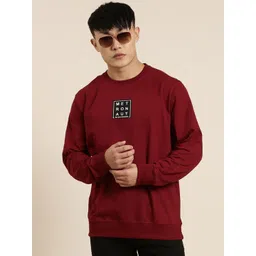 Metronaut Men Printed Pullover Sweatshirt-image-2