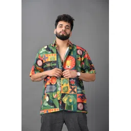 Metronaut Men Relaxed Floral Printed Casual Shirt-picture-30