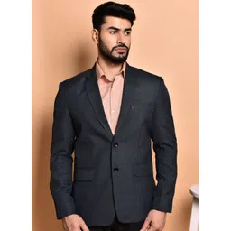 metronaut Men Solid Single Breasted Casual Blazer-picture-23