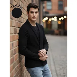 metronaut Men Straight Full Sleeve Black Shrug-picture-29