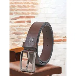 Metronaut Men Textured Leather Formal Belt-picture-27