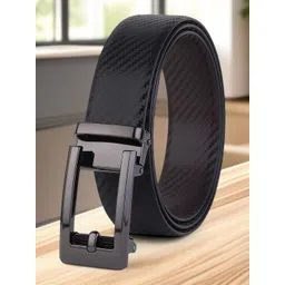 Metronaut Men Textured Leather Reversible Formal Belt-picture-14