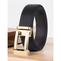 Metronaut Men Textured Leather Reversible Formal Belt-picture-15