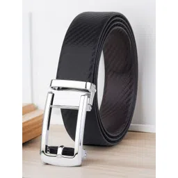 Metronaut Men Textured Leather Reversible Formal Belt-picture-16