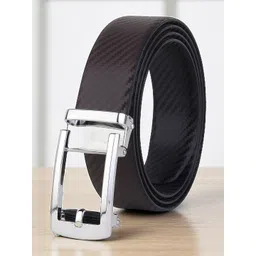 Metronaut Men Textured Leather Reversible Pull and Twist Formal Belt-picture-21