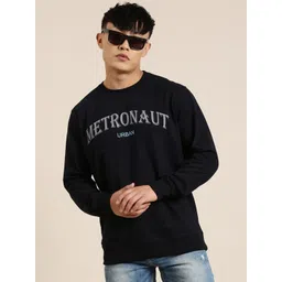 Metronaut Men Typography Printed Pullover Sweatshirt-picture-15