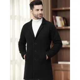 metronaut Polar Fleece Solid Coat For Men-picture-41