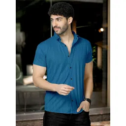 Metronaut Self Design Spread Collar Shirt-picture-33