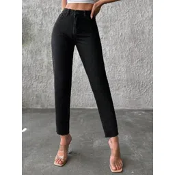 Metronaut Women Comfort Mom Fit Mid-Rise Cotton Stretchable Jeans-picture-29