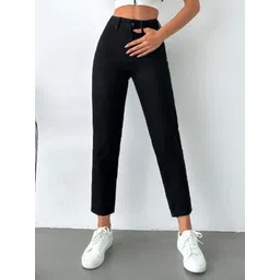 Metronaut Women Comfort Slim Fit Cropped High-Rise Stretchable Jeans-picture-35