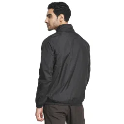 METTLE Black Full Sleeves High Neck Jacket image 2