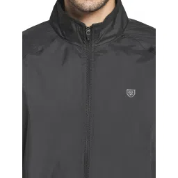 METTLE Black Full Sleeves High Neck Jacket image 4