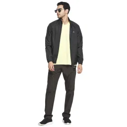 METTLE Black Full Sleeves High Neck Jacket image 5