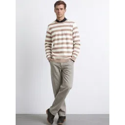 METTLE Men Striped Pullover-picture-23