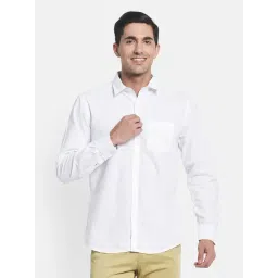 METTLE White Regular Fit Shirt-picture-14