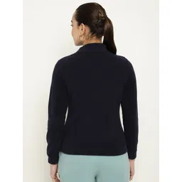 METTLE Women High Neck Fleece Sweatshirt image 3