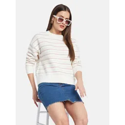 METTLE Women Striped Pullover-picture-40