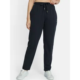 METTLE Women Textured Cotton Track Pants-picture-20