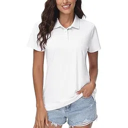 mettle7 Casual Solid Womens Polo Collar Neck T-Shirt Top-picture-46